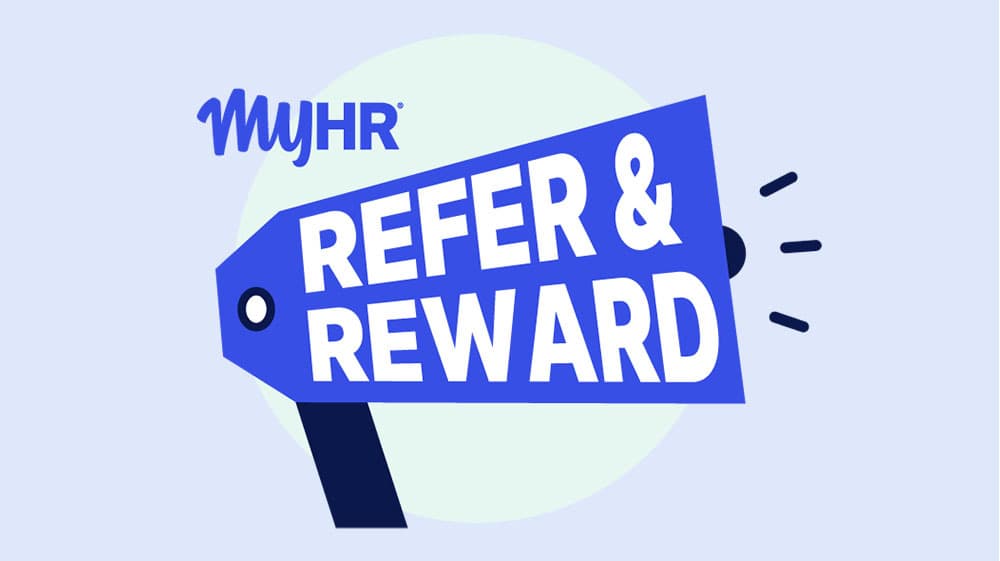 Refer and reward sign